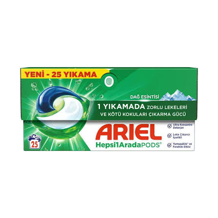 Ariel Jel Makine Kapsülü Dağ Esintisi 25'li