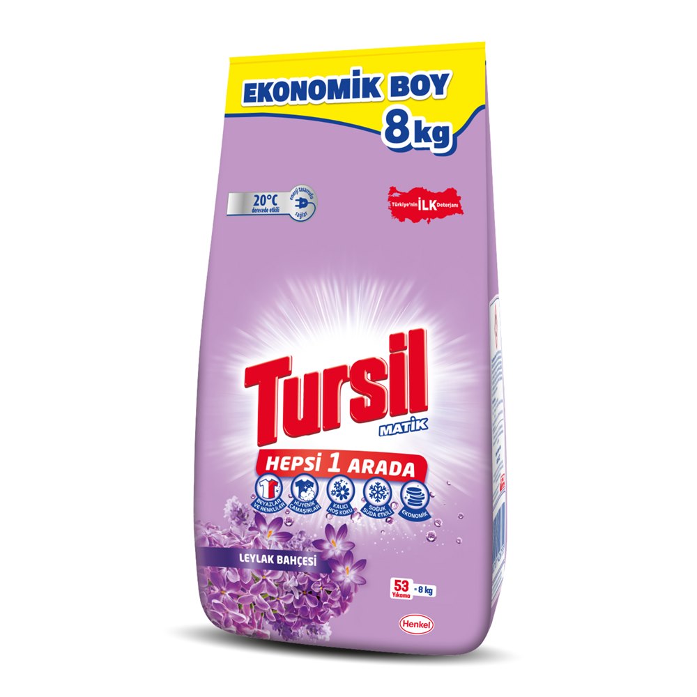 Tursil Matik Toz Deterjan Leylak Bahçesi 8 kg