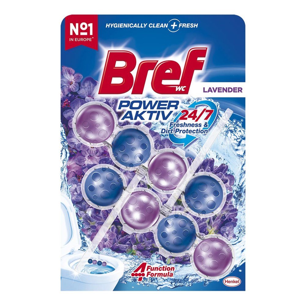 Bref Power Aktif Klozet Blok Lavanta 2×50 g
