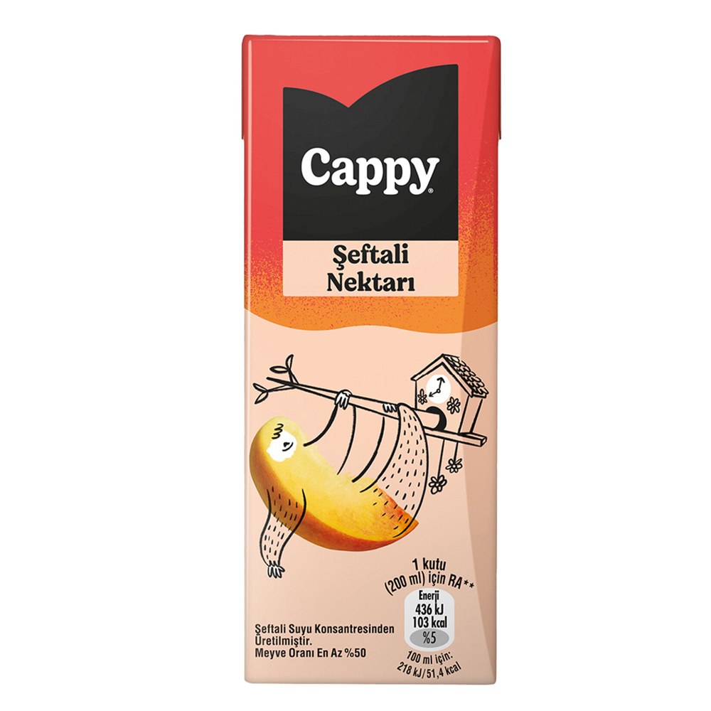 Cappy Meyve Suyu Şeftali 200 ml