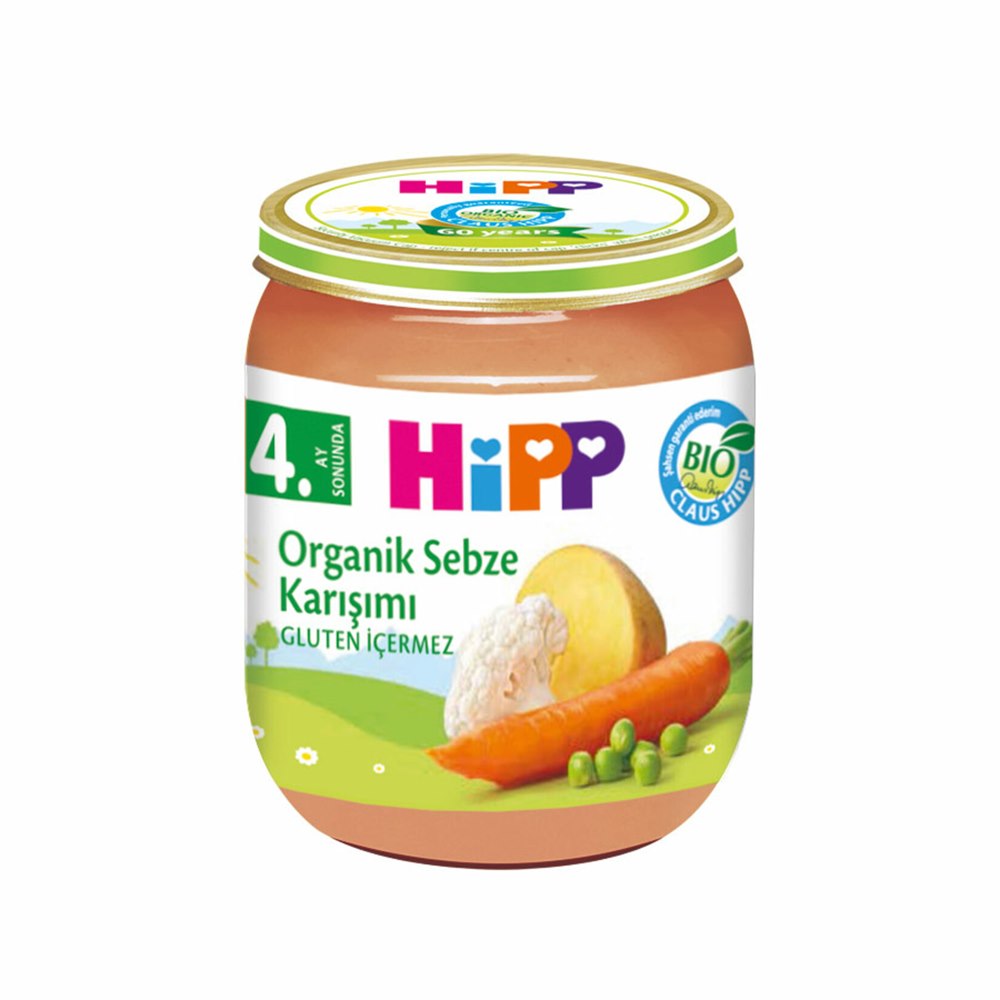Hipp Organik Sebze Karışımı Püresi 125 g