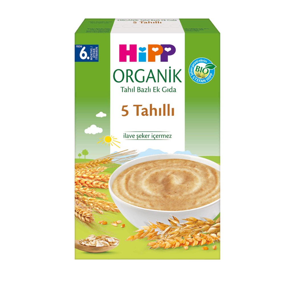 Hipp 5 Tahıllı Kaşık Maması 200 g