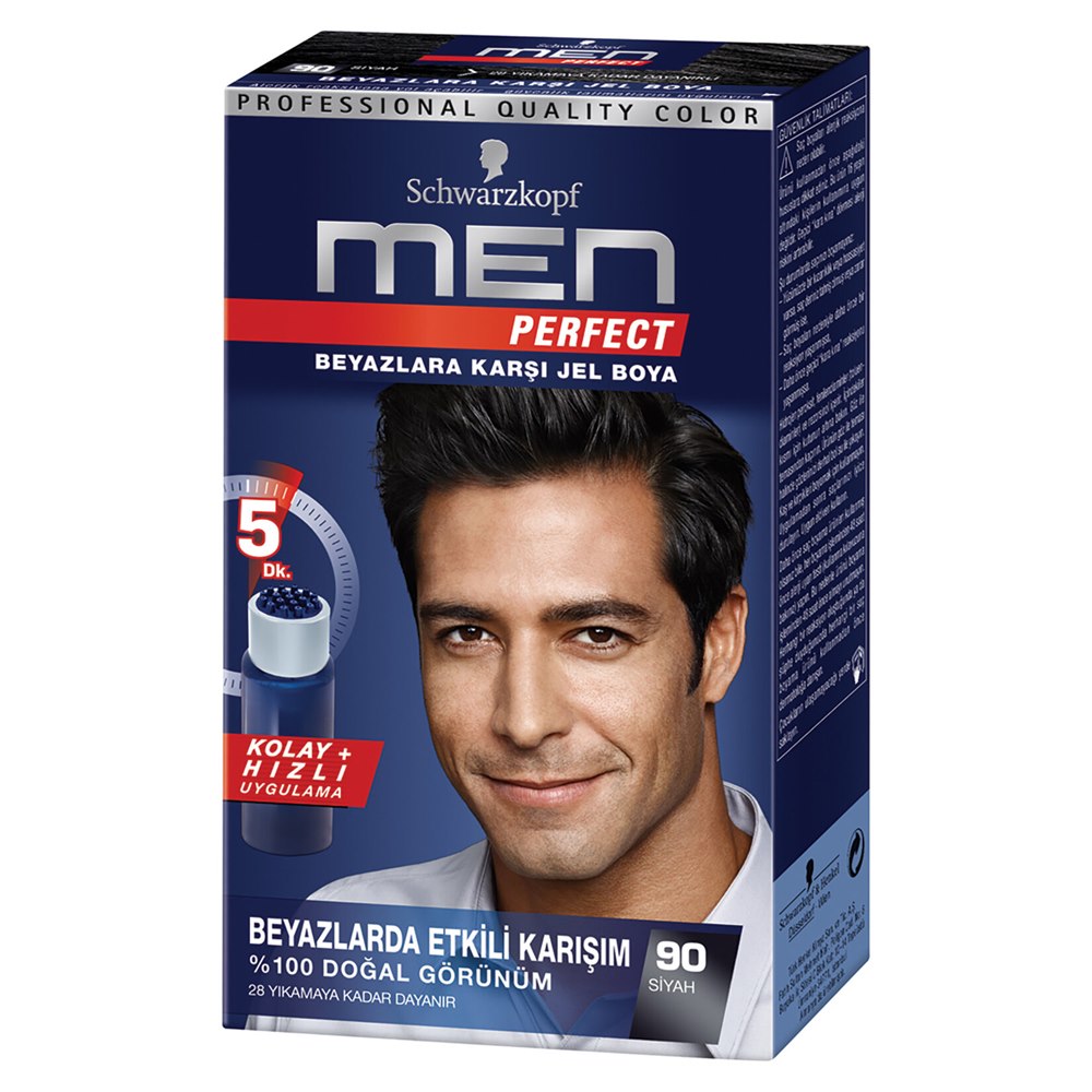 Schwarzkopf Men Perfect Saç Boyası 90 Siyah