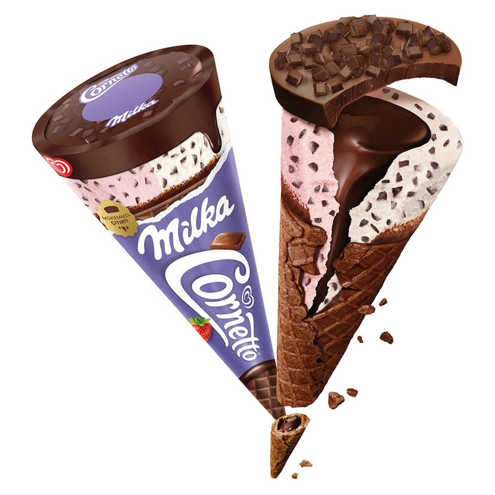 Cornetto Disc Milka Dondurma 130 ml