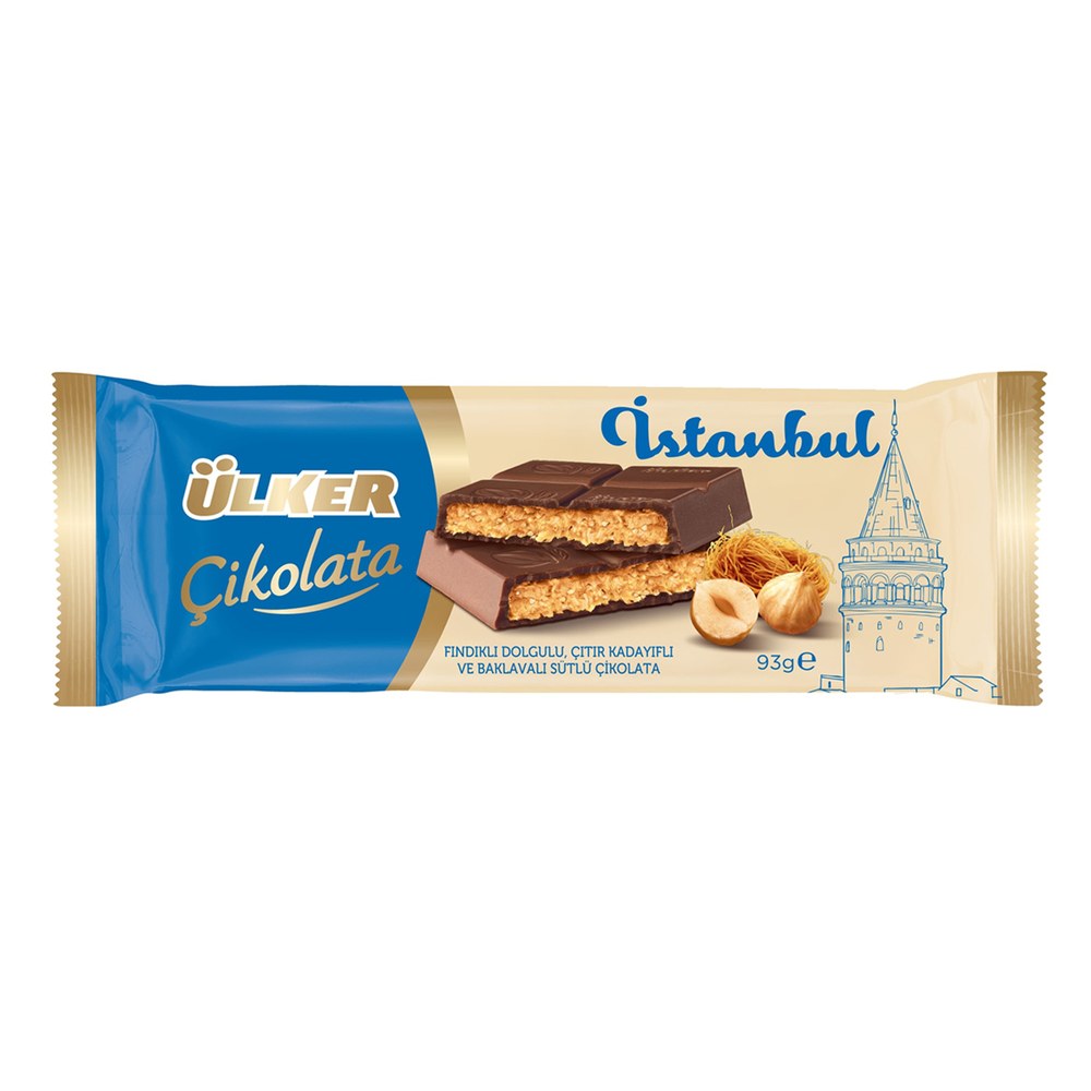 Ülker İstanbul Fındıklı Çikolata 93 g