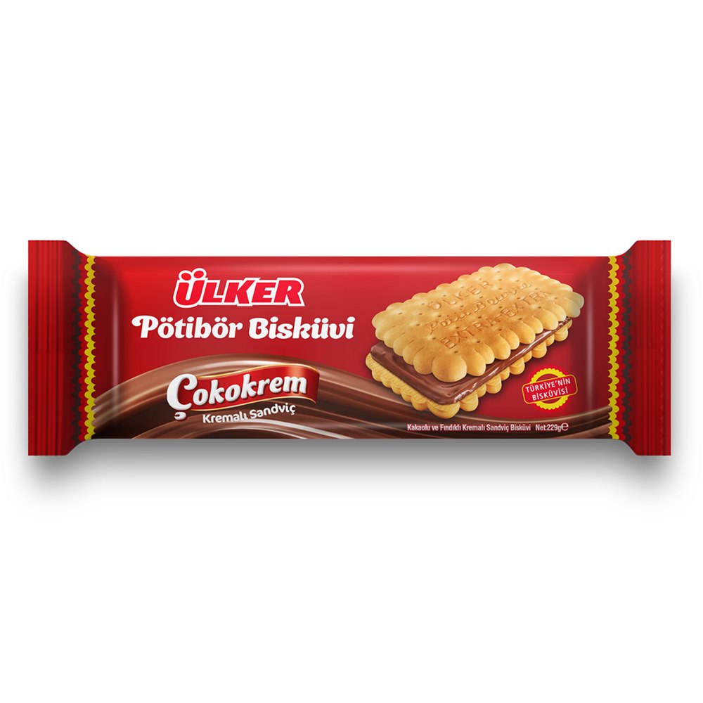 Ülker Petibör Çokokrem Sandviç Bisküvi 229 g