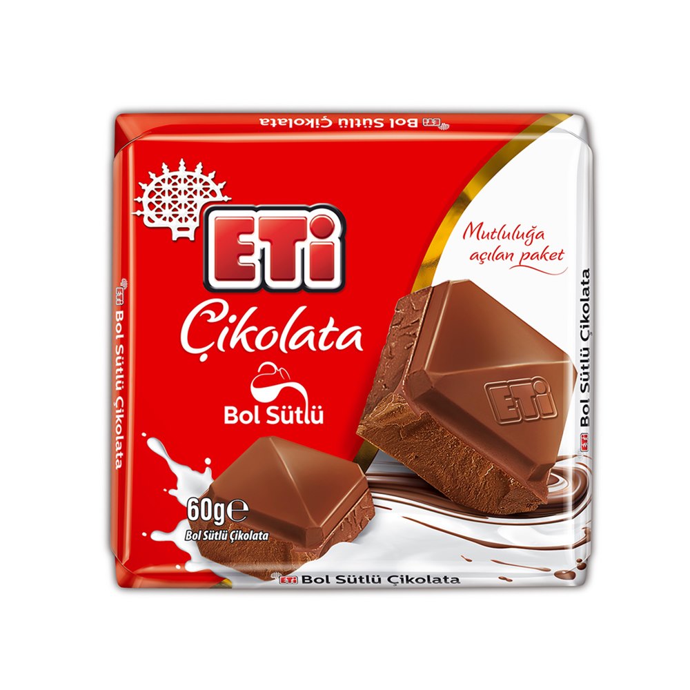 Eti Bol Sütlü Çikolata 60 g