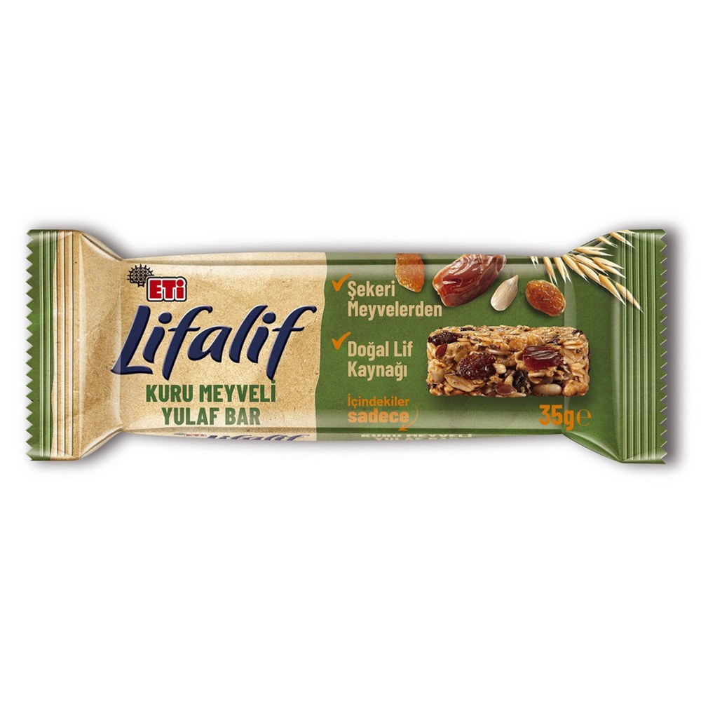 Eti Lifalif Müsli Bar Kuru Meyveli 35 g