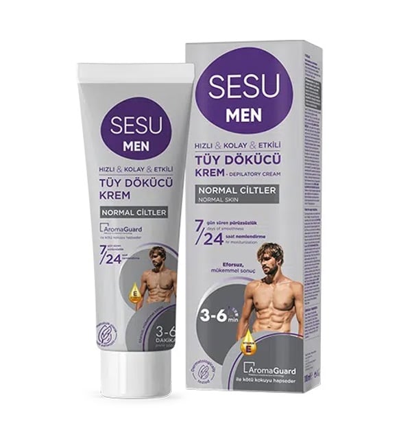 Sesu For Men Tüy Dökücü Krem 6×100 ml