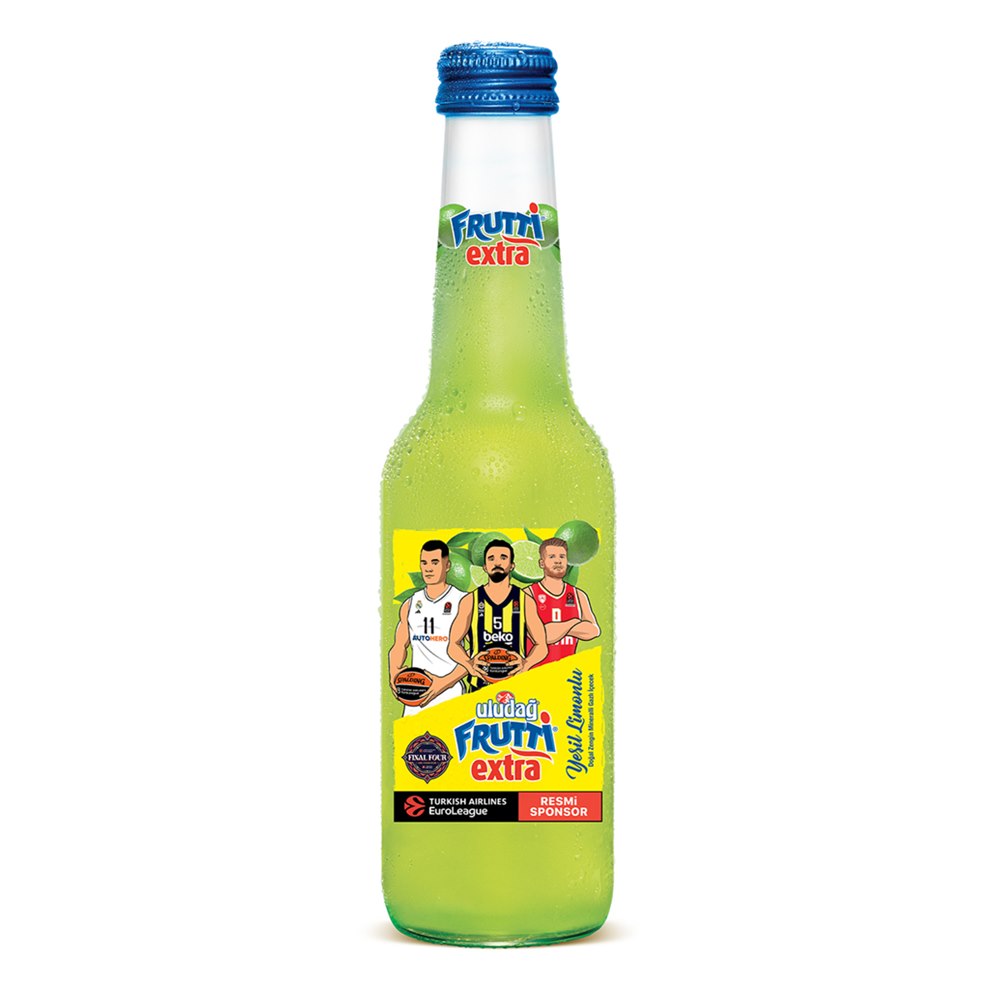 Uludağ Frutti Extra Yeşil Limon Meyveli Maden Suyu 250 ml