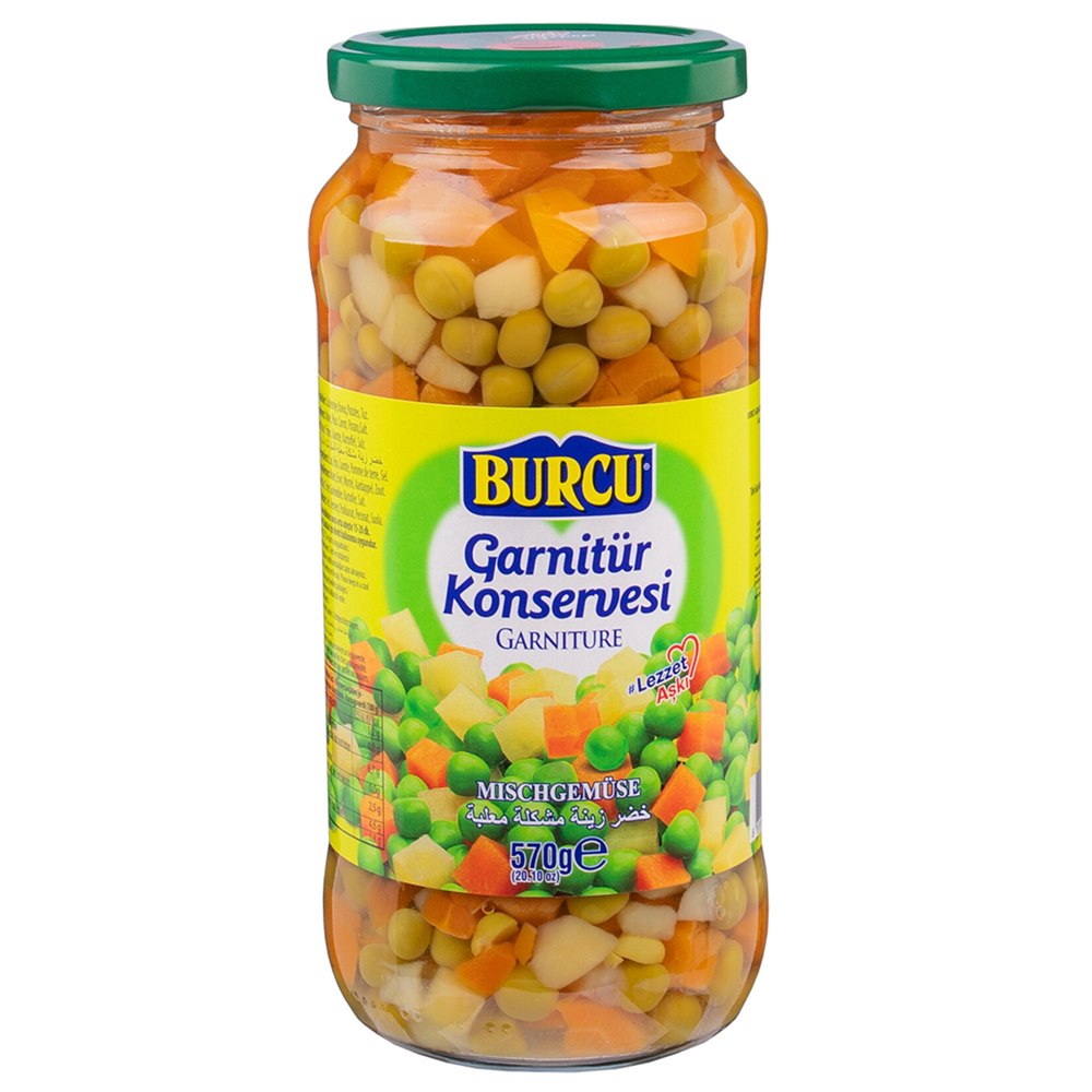 Burcu Garnitür Konservesi 570 g