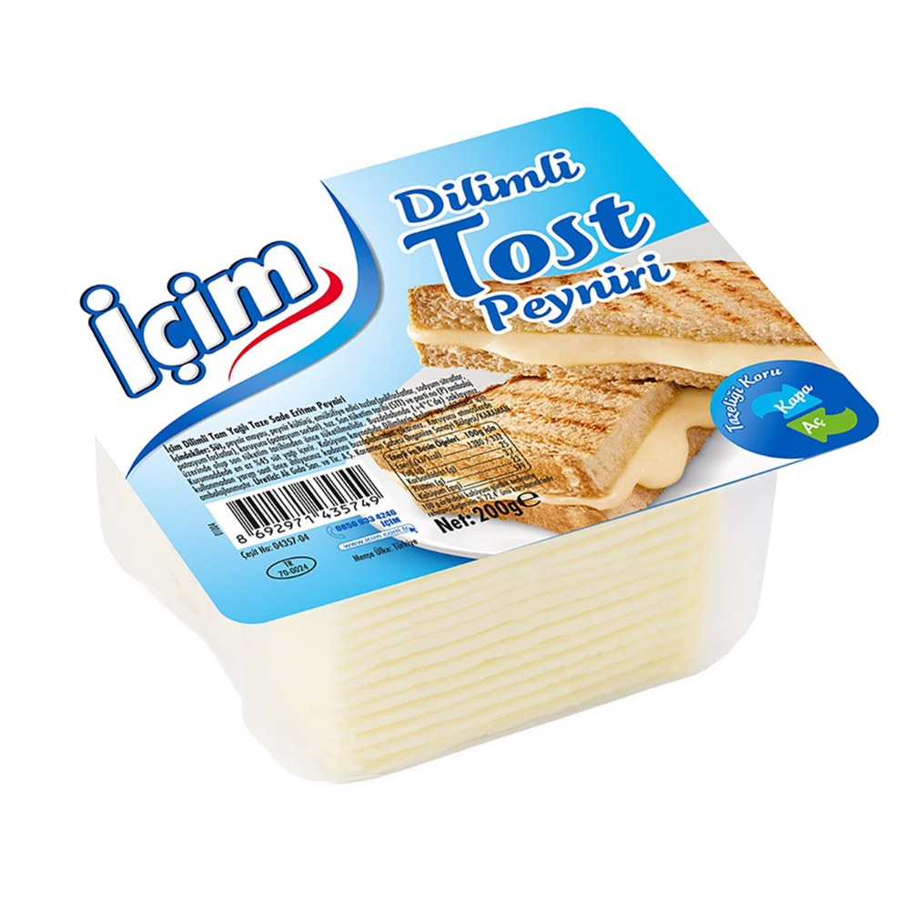 İçim Dilimli Tost Sandviç Peyniri 60 g