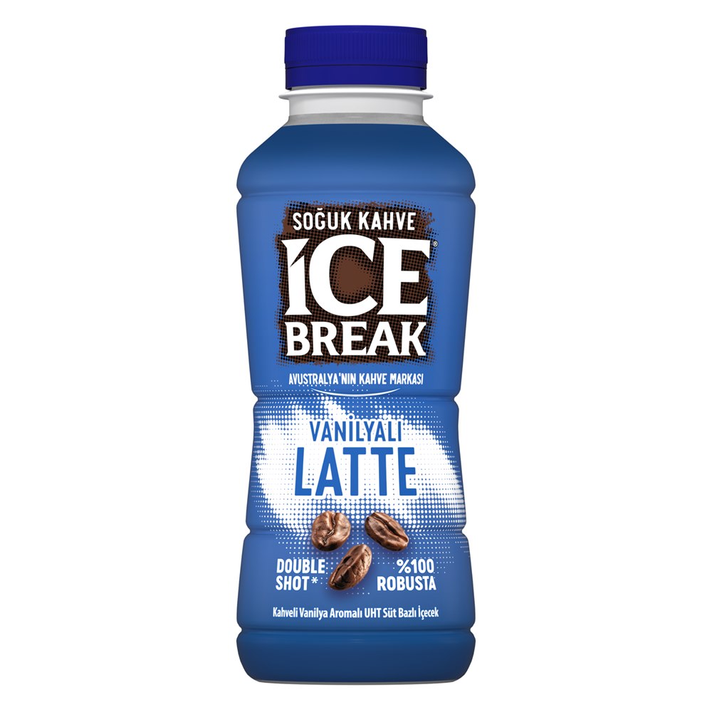 Ice Break Vanilyalı Latte Soğuk Kahve 375 ml