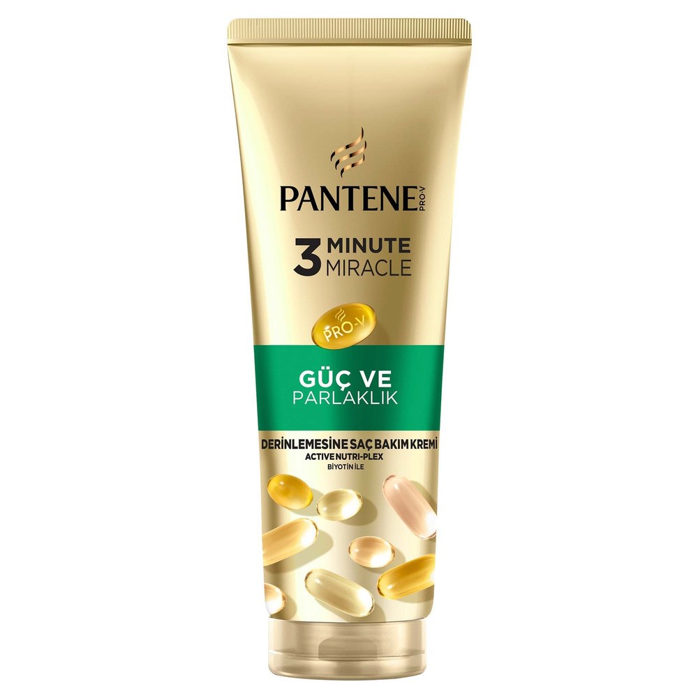Pantene 3 Minute Miracle Güç ve Parlaklık Saç Kremi 220 ml