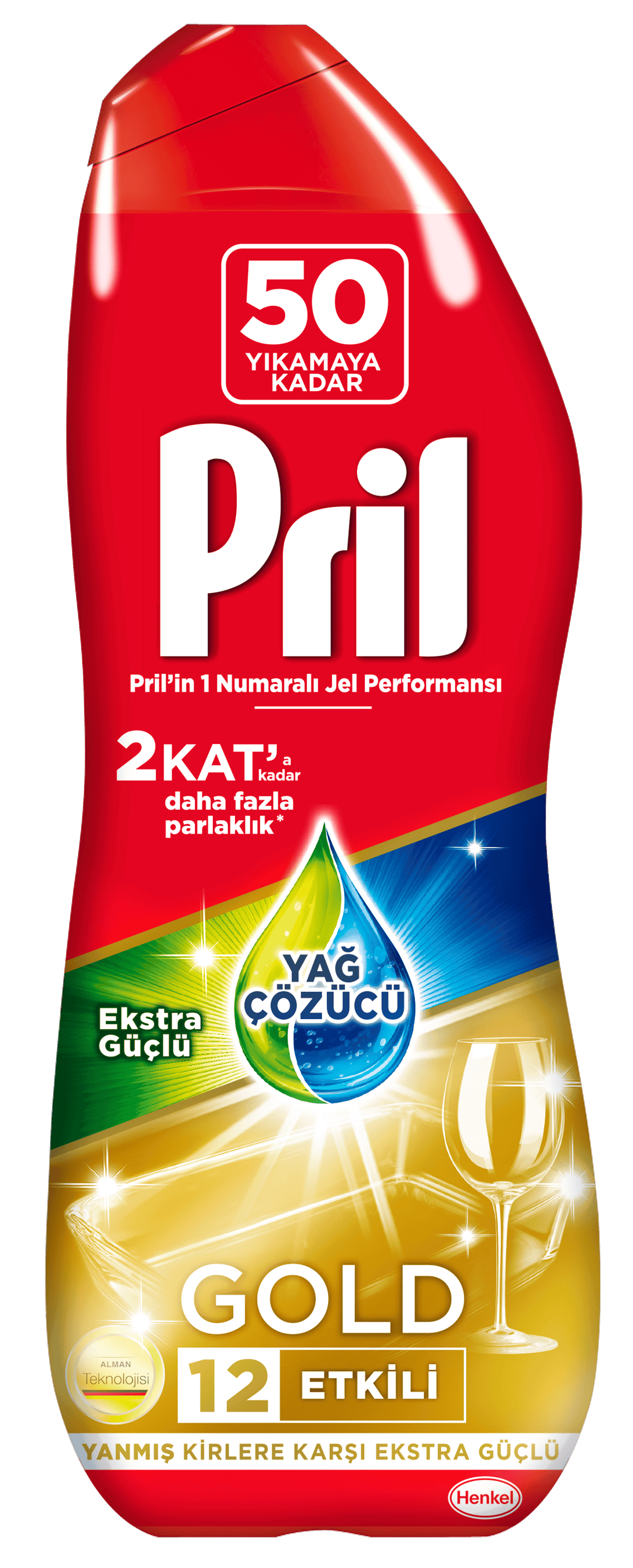 Pril Gold Jel Bulaşık Deterjanı Yağ Çözücü 900 ml