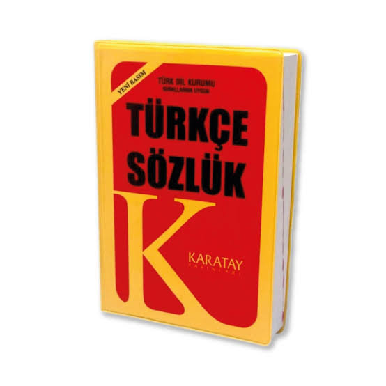 Karatay Plastik Sarı Kapak Türkçe Sözlük