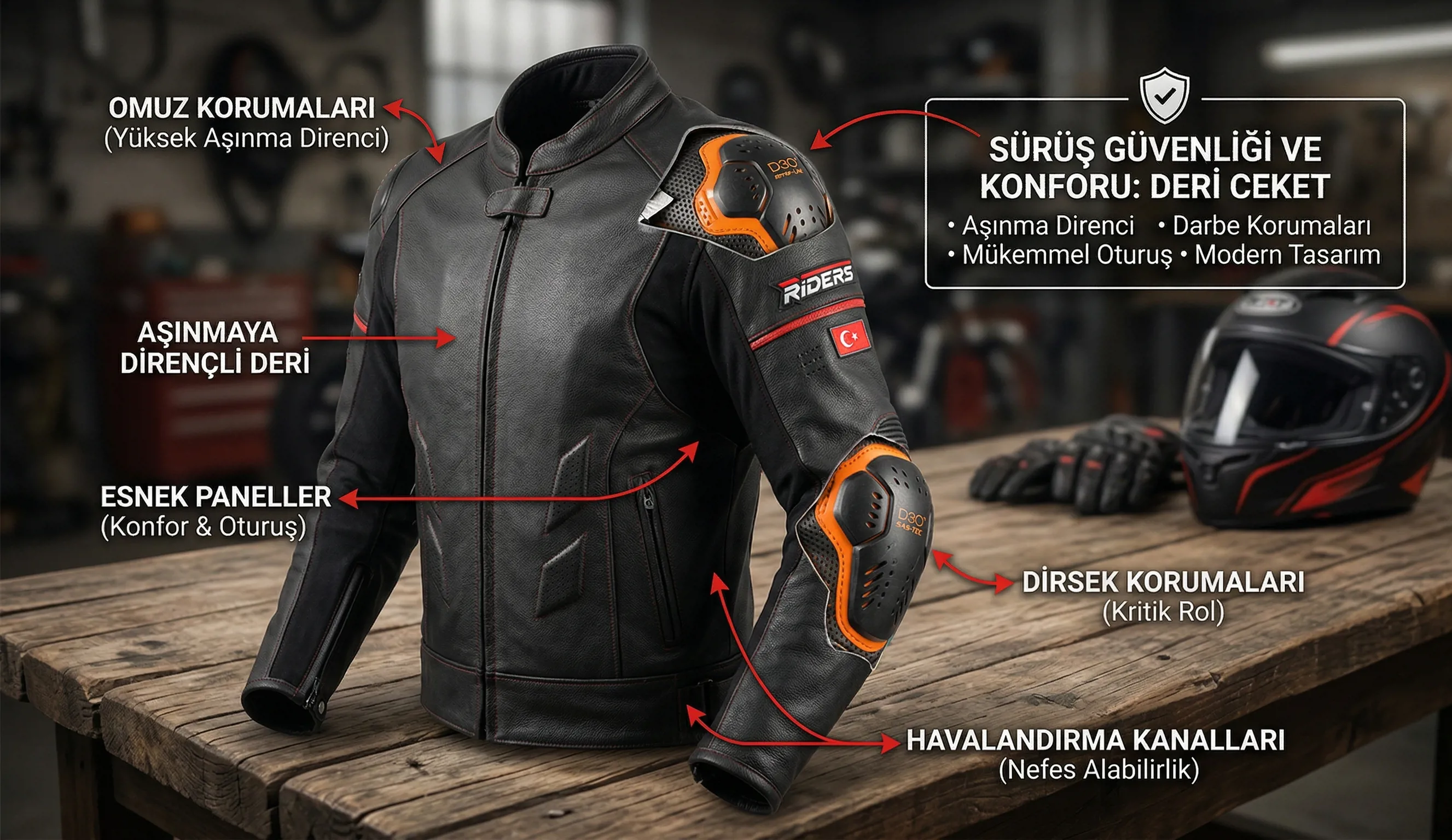 Motosiklet Deri Ceketi Nasıl Seçilir?