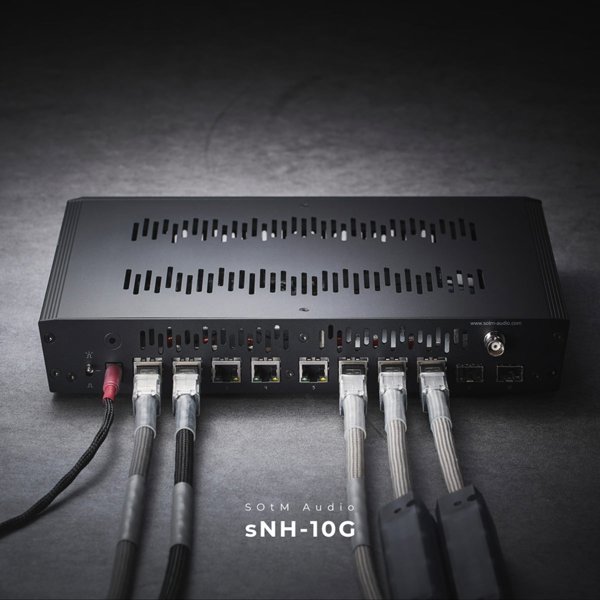 SOtM sNH-10G sCLK EX Audiophile Switch MASTER CLOCK INPUT (75 OHM) - SOtM - Ürün Görseli 5