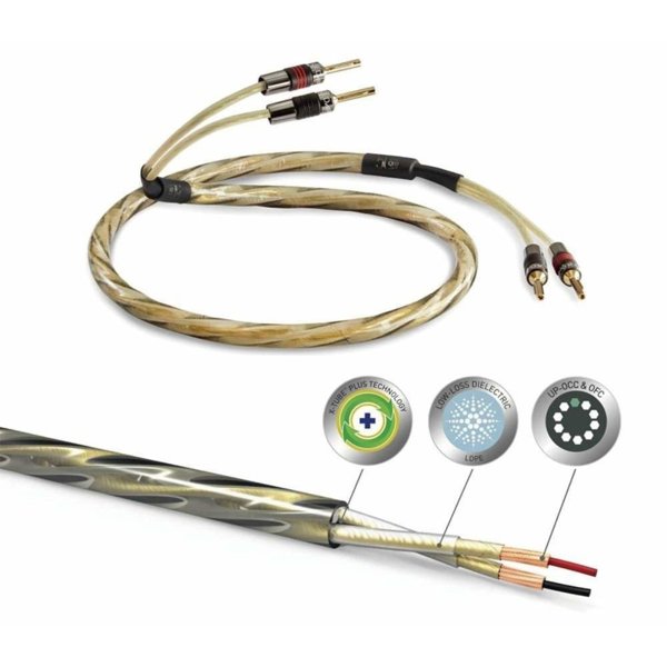 QED Reference Golden Anniversary XT Hoparlör Kablosu - QED - Ürün Görseli 3