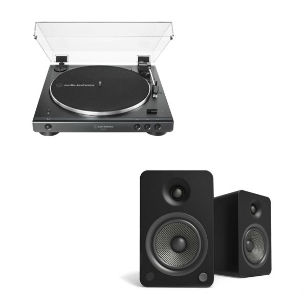 Audio Technica AT-LP60XBT Pikap & Kanto YU6 Aktif Hoparlör Seti - Audio-Technica - Ürün Görseli 1