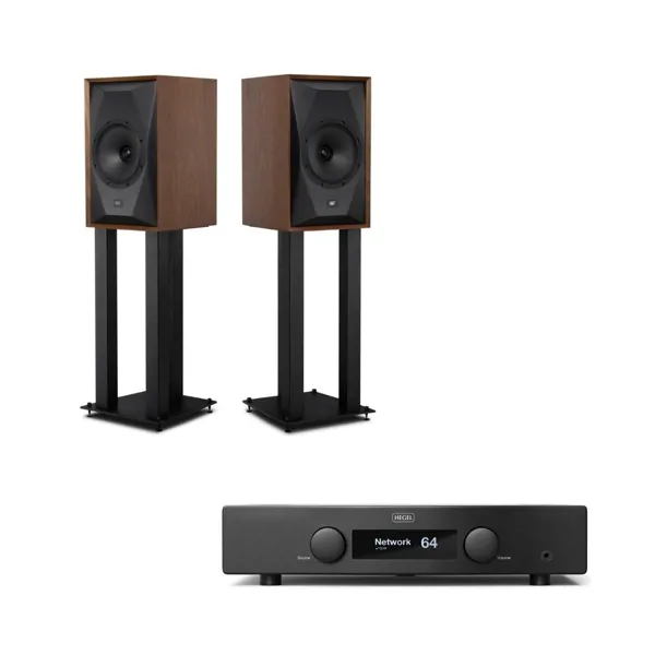 MoFi Electronics SourcePoint 8 Hoparlör & Hegel H95 Entegre Amplifikatör Seti - MoFi Electronics - Ürün Görseli 1