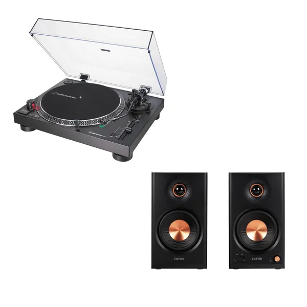Plak Dinleme Seti 4 - AT-LP120XBT-USB + Edifier MR4.5 - Audio-Technica - Ürün Görseli 1