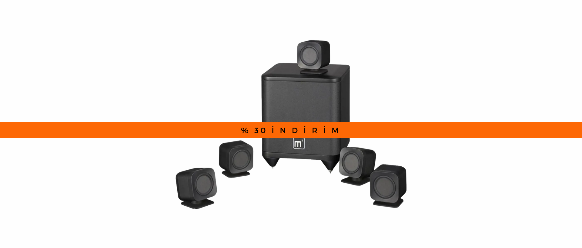 Mission M3 5.1 Hoparlör Setlerinde % 30 İndirim Fırsatı