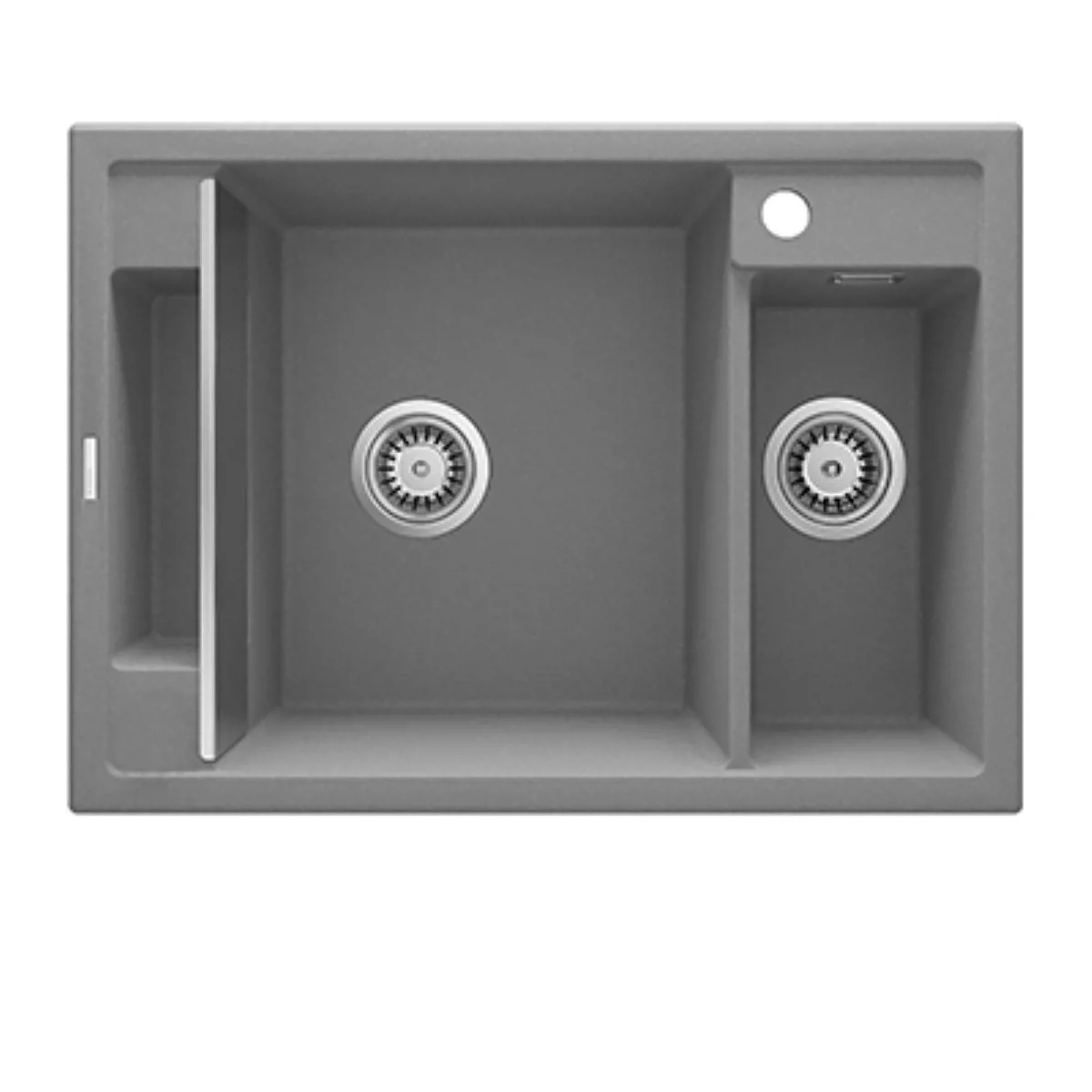 Deante Magnetic Granit Eviye 1.5 Göz - Antrasit - DEANTE - Ürün Görseli 1