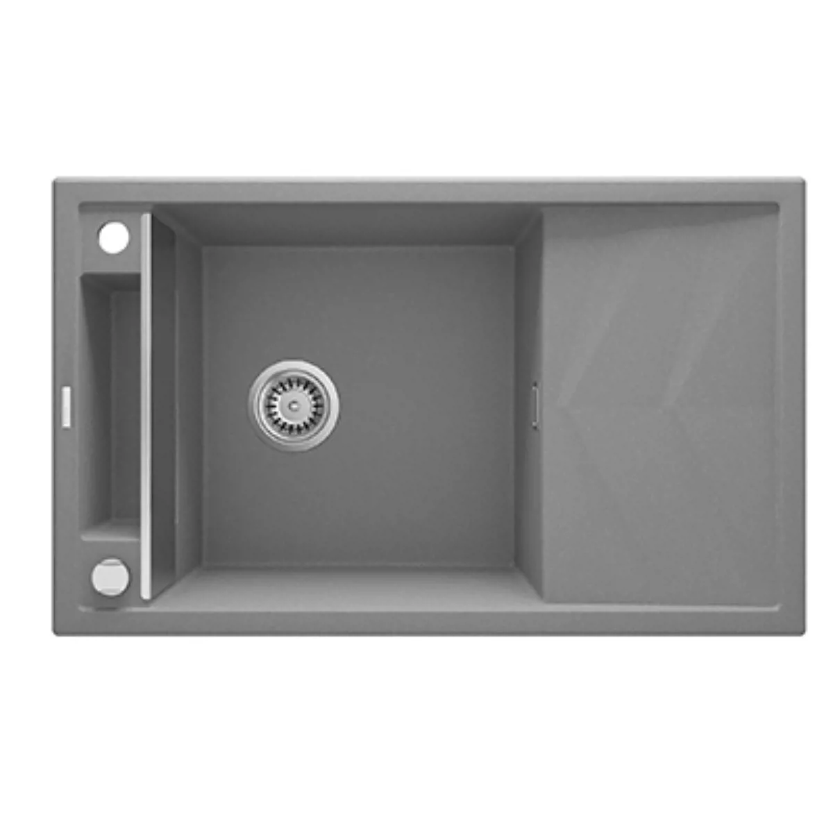 Deante Magnetic Granit Eviye Damlalıklı - Gri - DEANTE - Ürün Görseli 1