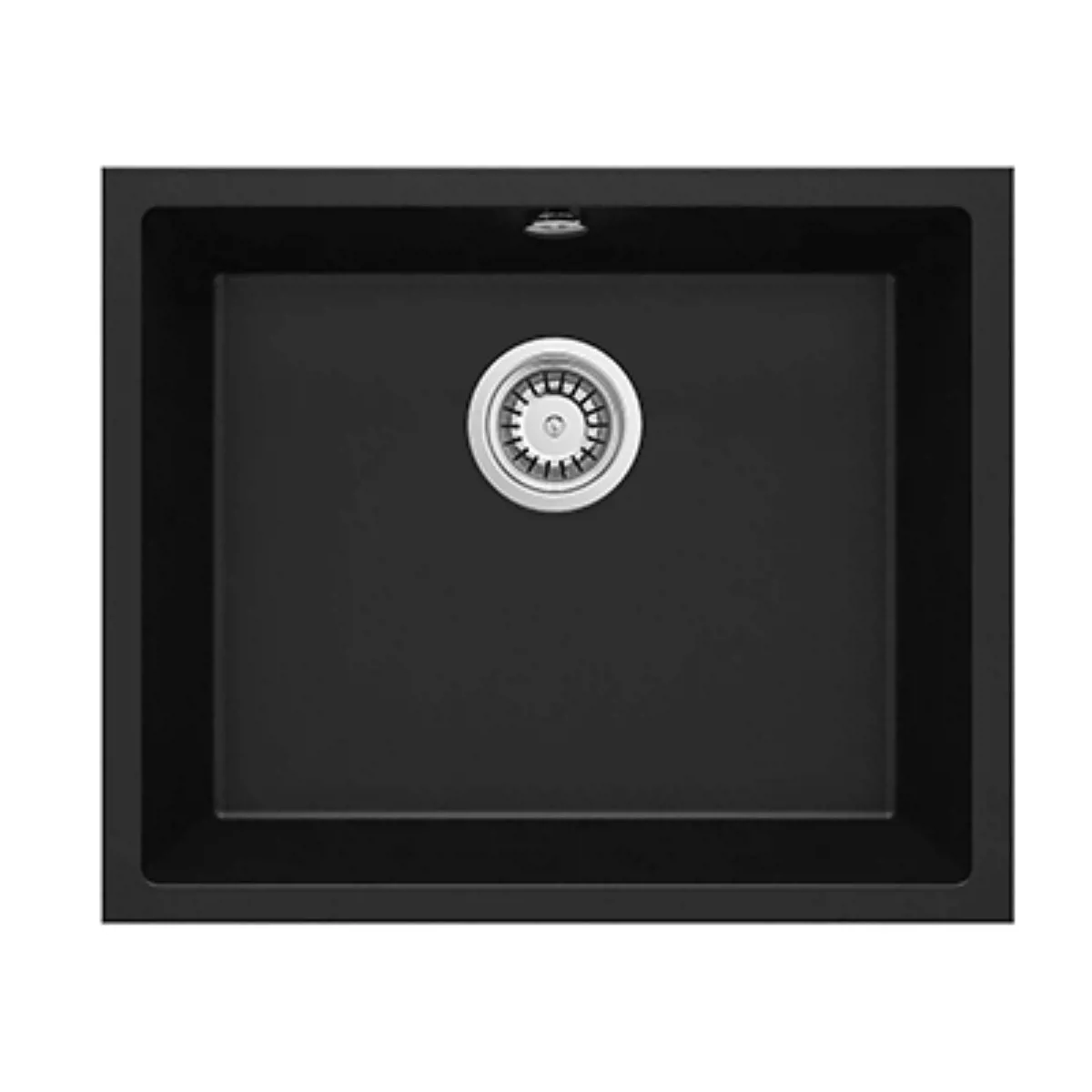 Deante CORDA Granit Eviye 50 cm - Mat Siyah - DEANTE - Ürün Görseli 1