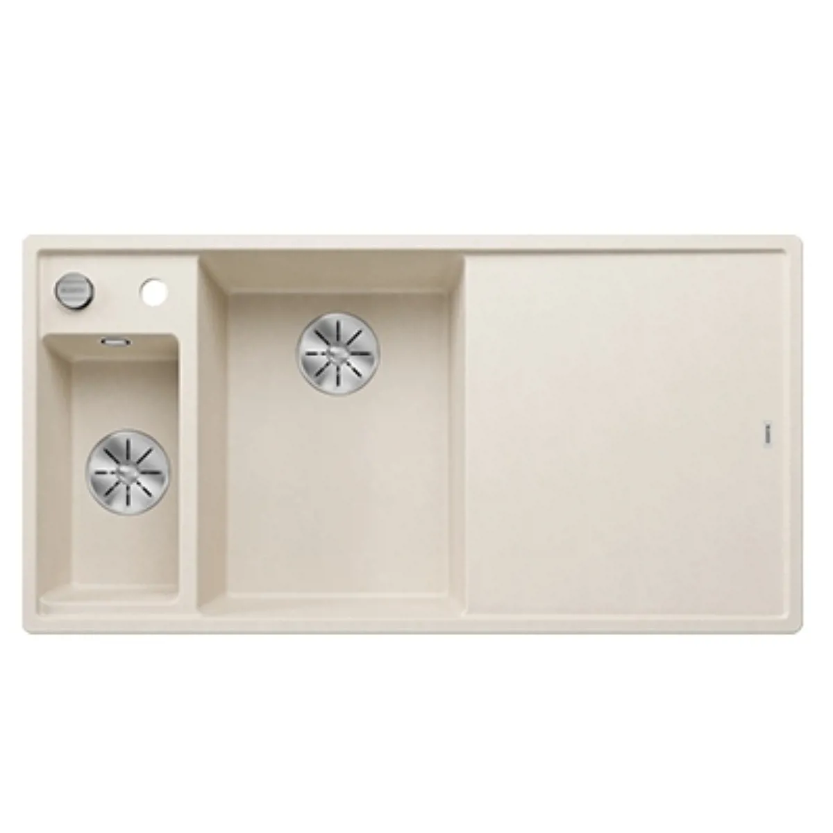 Blanco AXIA III 6S SAĞ DAMLALIK SG SOFT BEYAZ RC AC EVİYE - BLANCO - Ürün Görseli 1