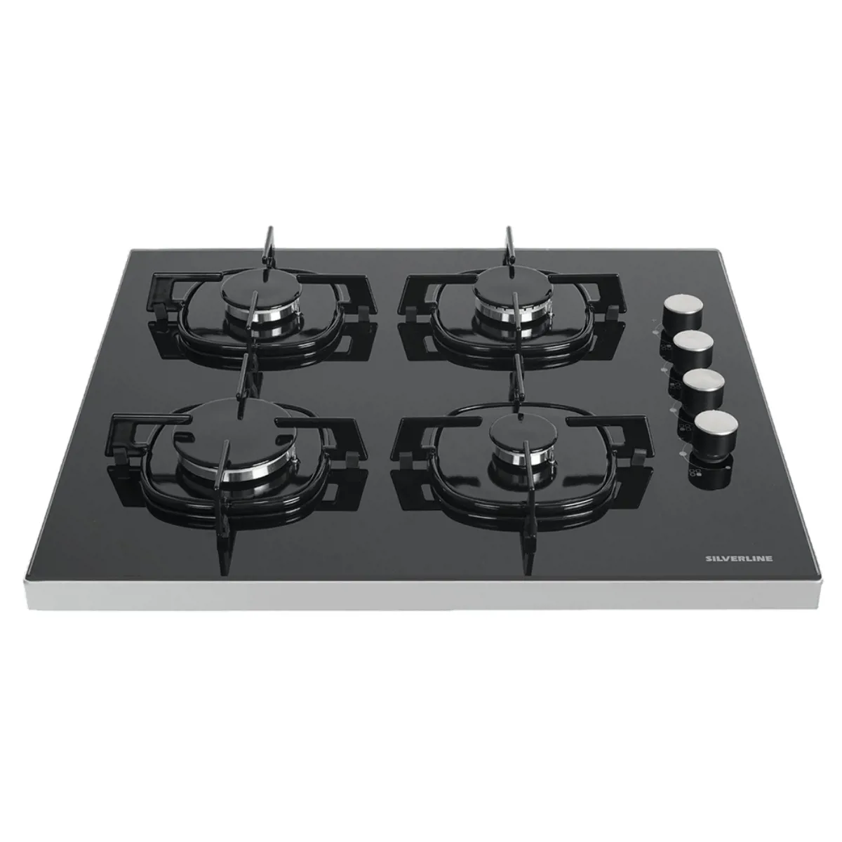 Silverline FS5730E6B01 Siyah Cam Set Üstü Ocak - SİLVERLİNE - Ürün Görseli 1
