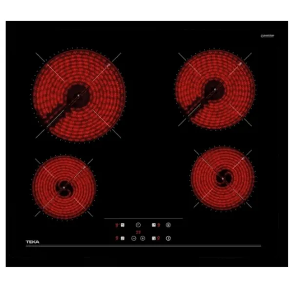 Teka TZ 6415 Vitroseramik Elektrikli Siyah Ankastre Ocak - TEKA - Ürün Görseli 1