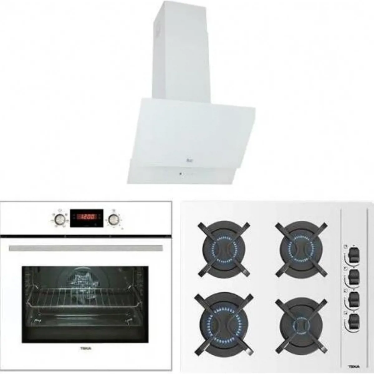 Teka CHEF 8 Ankastre Set [HAK 627 WH + GBC 64002 WH + TVT 60.1] - TEKA - Ürün Görseli 1