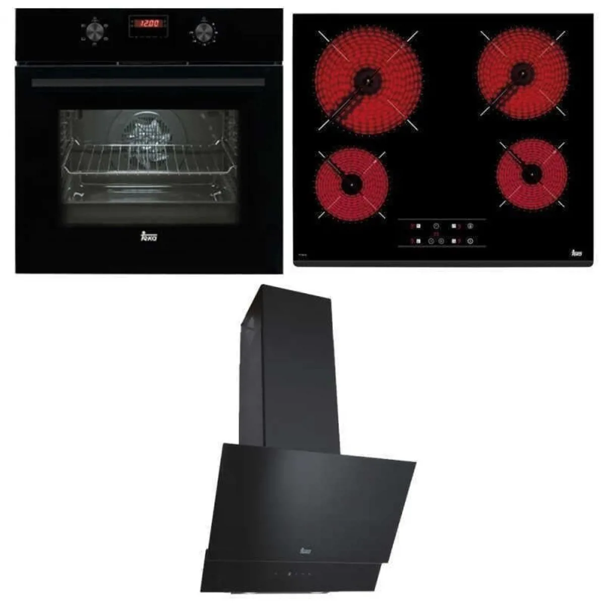 Teka CHEF 9 Ankastre Set [HAK 627 BK + TZ 6415 + TVT 60.1 Siyah] - TEKA - Ürün Görseli 1