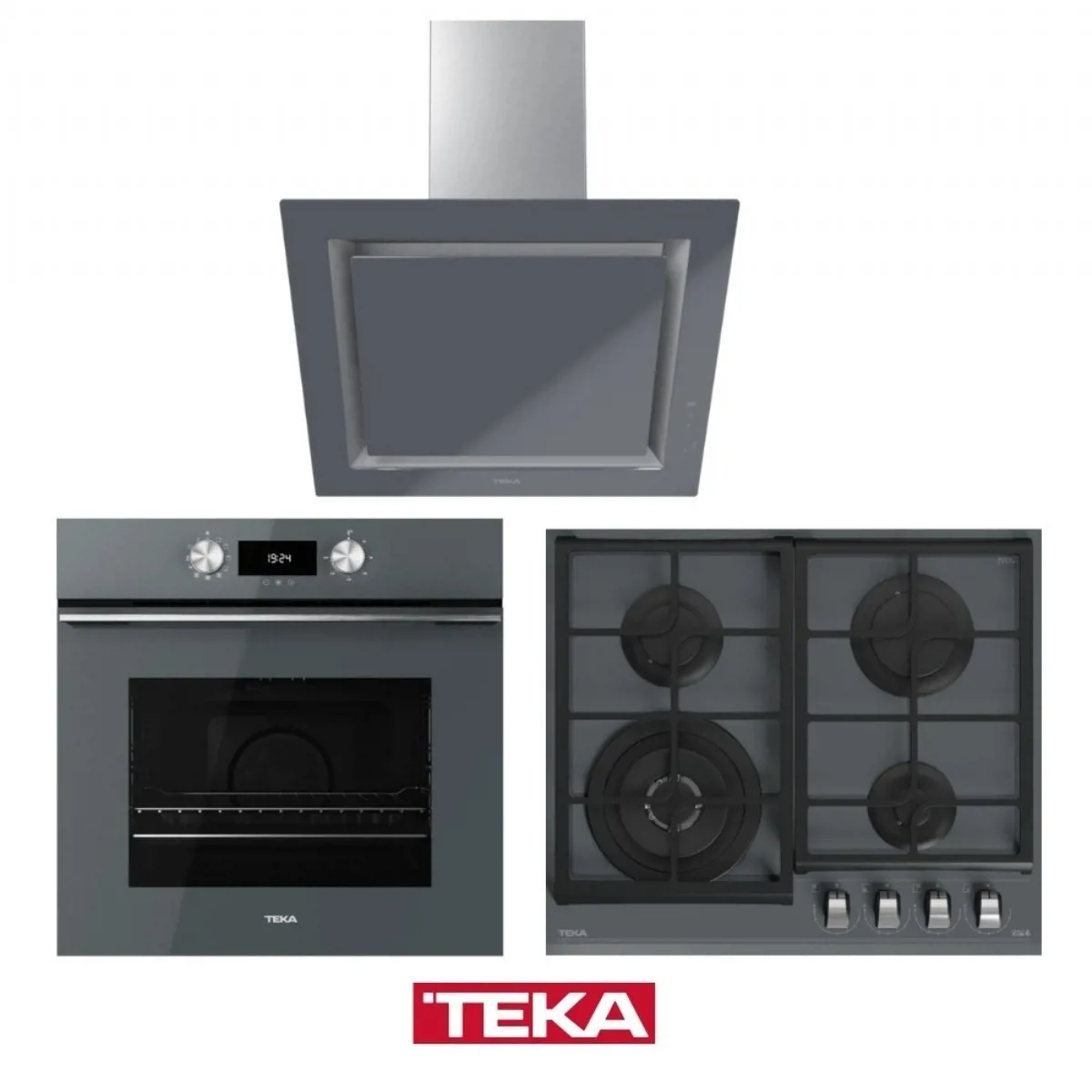 Teka URBAN 60 Gri Ankastre Set [HLB 8400 ST + GZC 64320 XBC ST (E4) + DLV 68660 ST TOS] - TEKA - Ürün Görseli 1