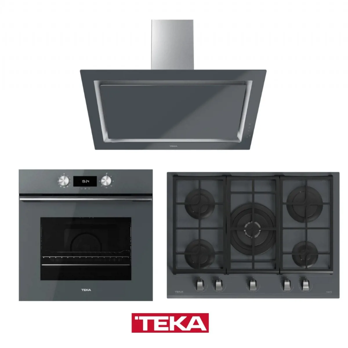 Teka Urban 70 Gri Ankastre Set [HLB 8400 ST + GZC 75330 XBC ST (E4) + DLV 98660 ST TOS] - TEKA - Ürün Görseli 1