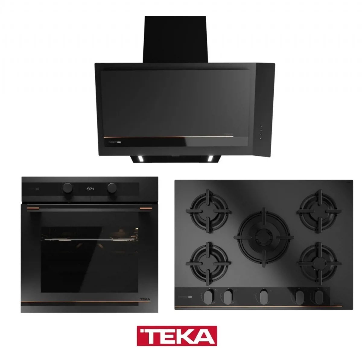 Teka INFINITY SET Özel Seri Ankastre Set [HLB 85-G1 P BM Maestro Pizza + GBC 75-G1 GBC BM (E5) + DVI 88-G1 EOS BM] - TEKA - Ürün Görseli 1