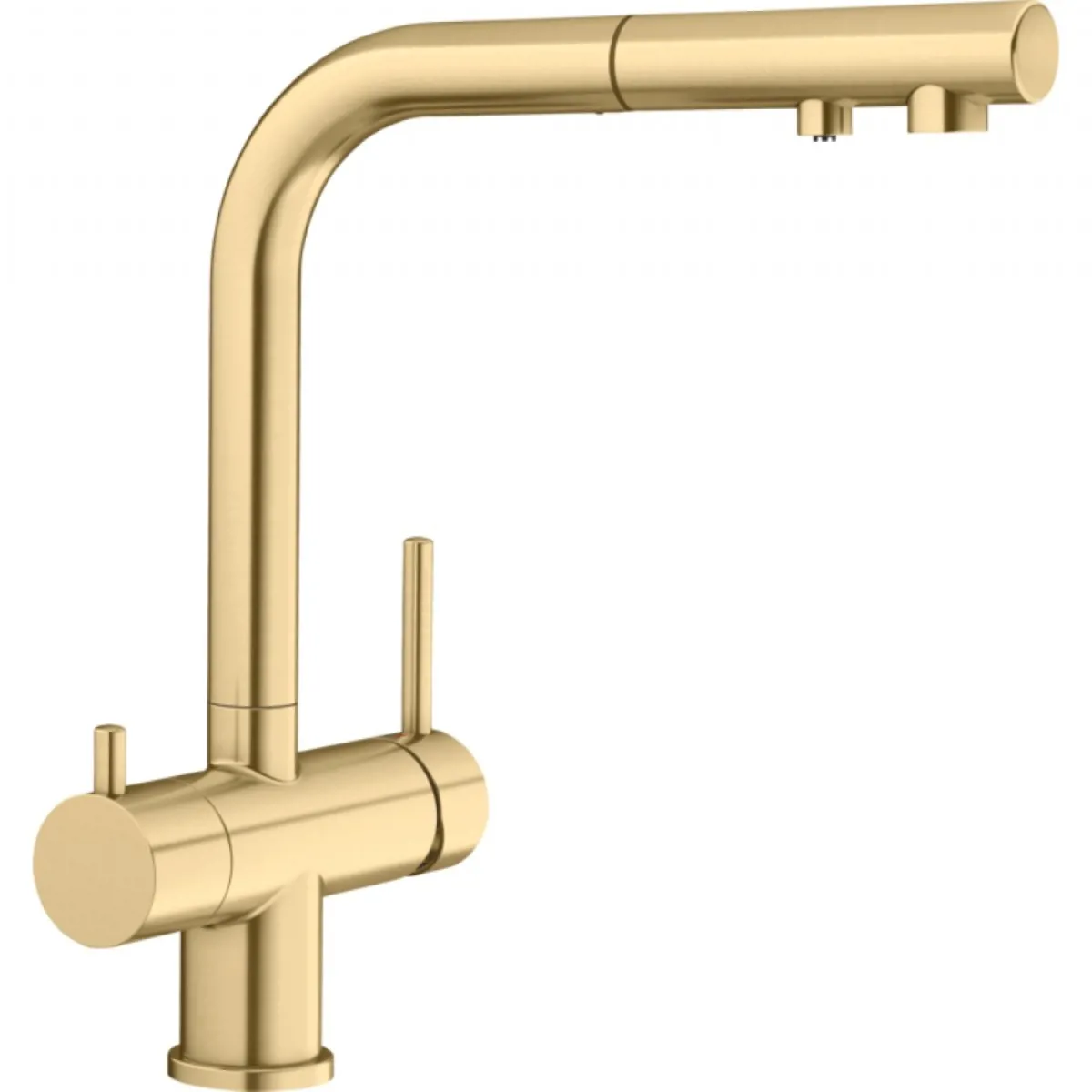 Blanco Fontas-S II Arıtmalı Spiralli Armatür - Satin Gold - BLANCO - Ürün Görseli 1