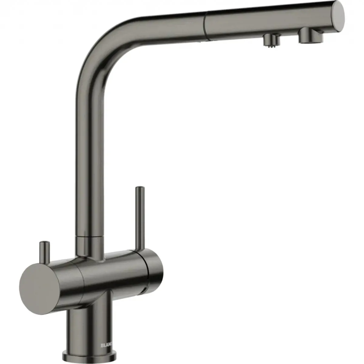 Blanco Fontas-S II Arıtmalı Spiralli Armatür - Satin Dark - BLANCO - Ürün Görseli 1