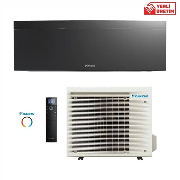 Daikin EMURA III Siyah 14000 BTU/h A+++ Duvar Klima Wifi FTXJ20AB9 - RXJ20A9 - DAIKIN - Ürün Görseli 1
