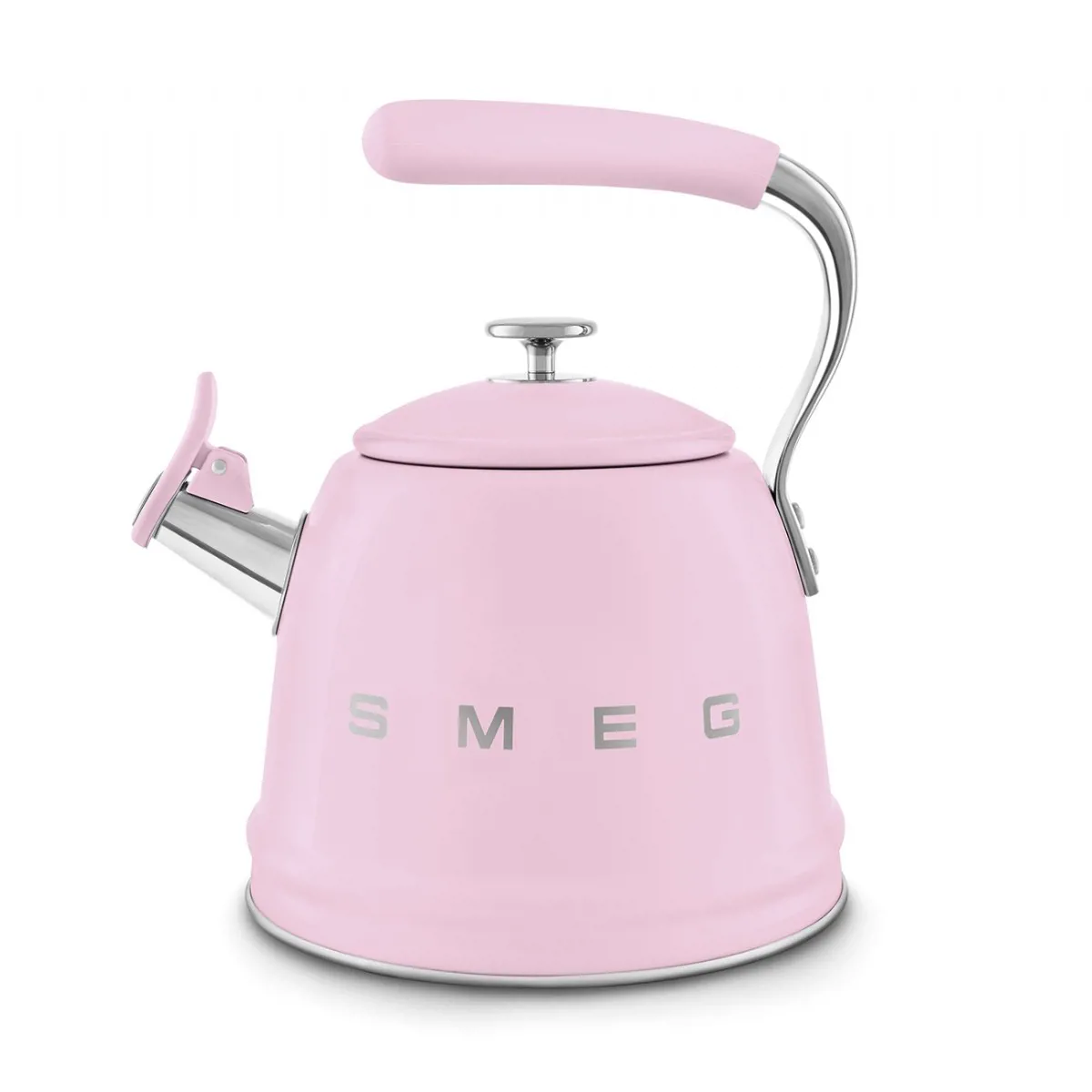 Smeg Düdüklü Whistling Retro Su Isıtıcı Pembe - SMEG - Ürün Görseli 1
