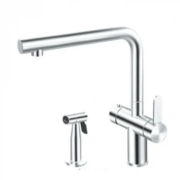 Crauf Lusso 4045 Krom Spiralli Mutfak Bataryası - CRAUF - Ürün Görseli 1