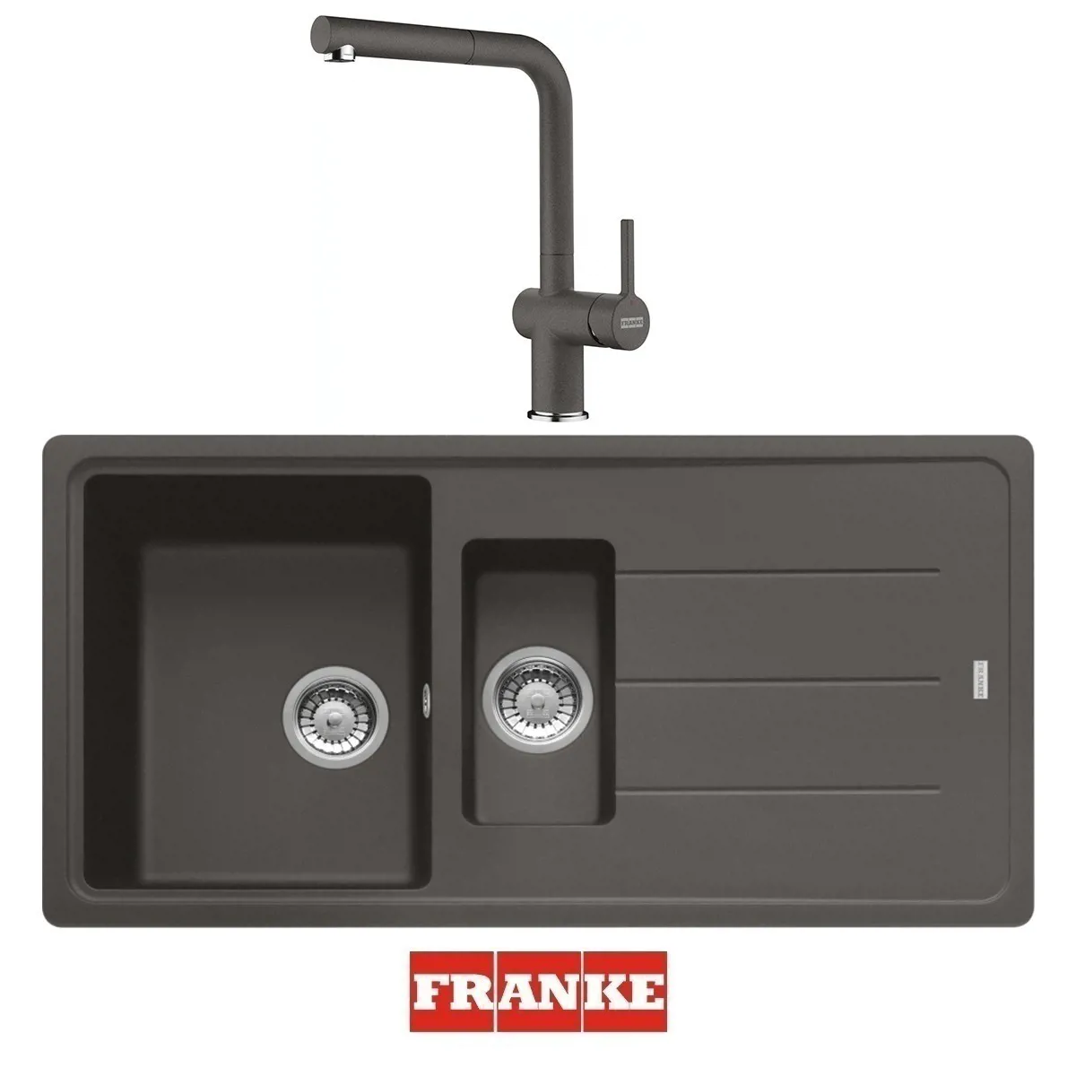 Franke Basis BFG 651-97 - Active Spiralli Armatür Evye Batarya Set Slate Grey - FRANKE - Ürün Görseli 1