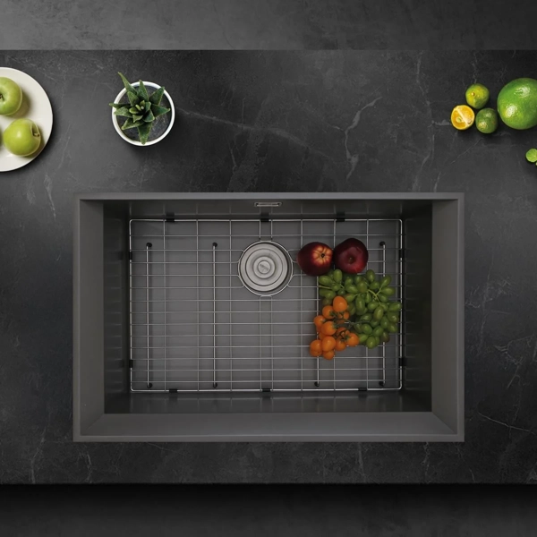 Mase Mode Marea El Yapımı Nano Evye (Seti) 75x48 cm Mat Gri (Gun Grey) - Mase mode - Ürün Görseli 1