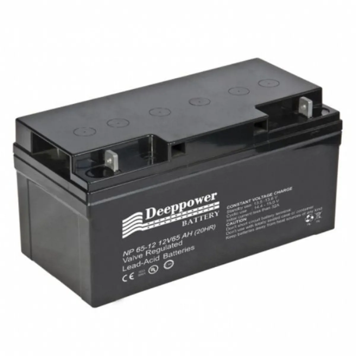 Deeppower 12V 65 Ah Bakımsız Kuru Akü - Deeppower - Ürün Görseli 1