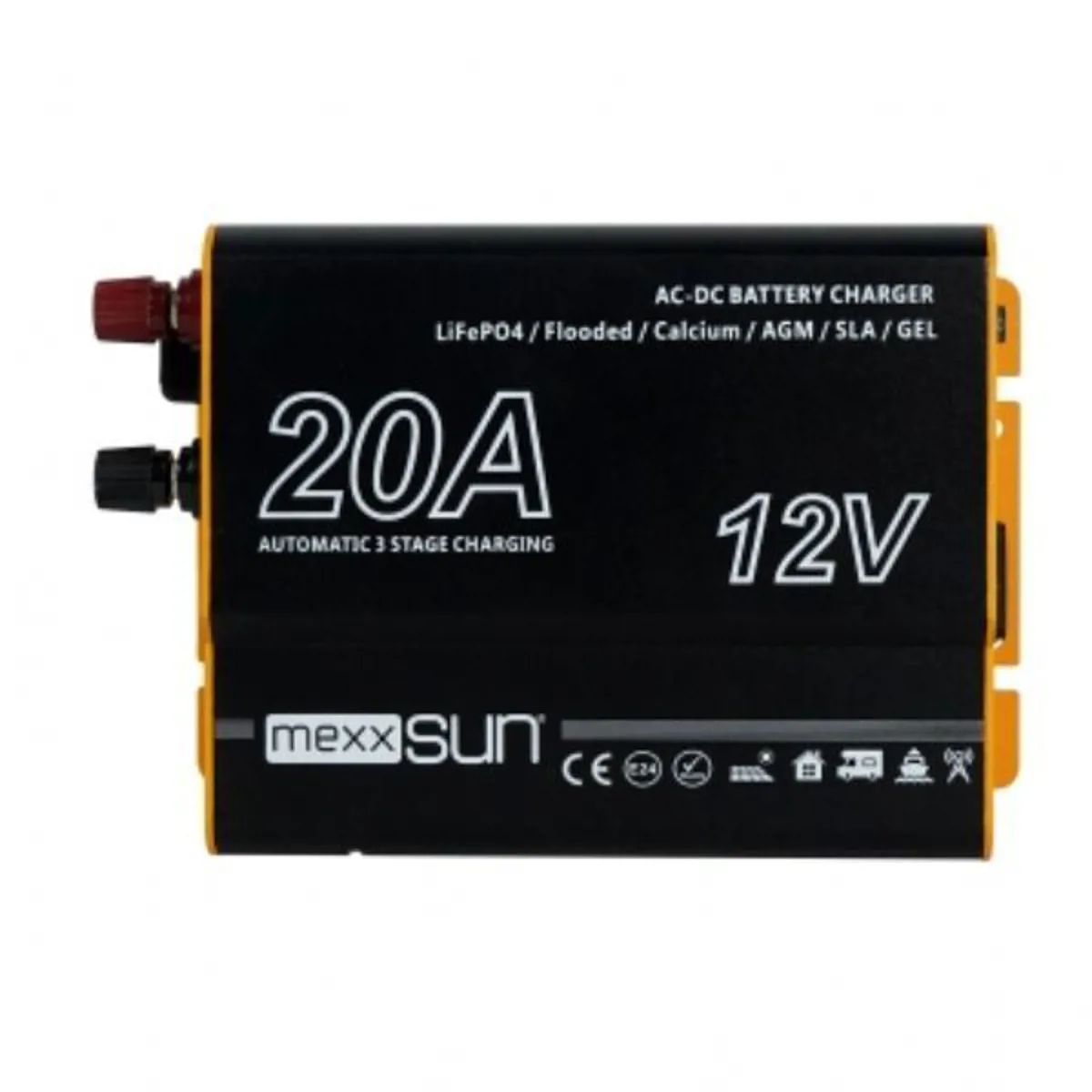 MEXXSUN 12V 20A AC-DC Akü Şarj Cihazı  - MEXXSUN - Ürün Görseli 1