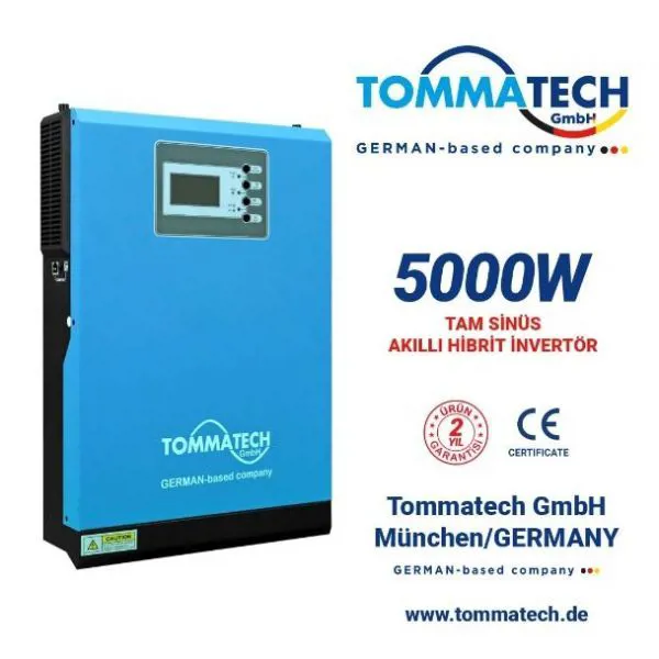 Tommatech New 5K 48V 5000VA/ 5000W Pwm Akıllı İnvertör