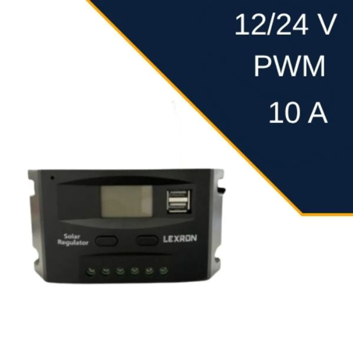 Lexron 10A Pwm Şarj Kontrol Cihazı 12/24 V - Lexron - Ürün Görseli 1