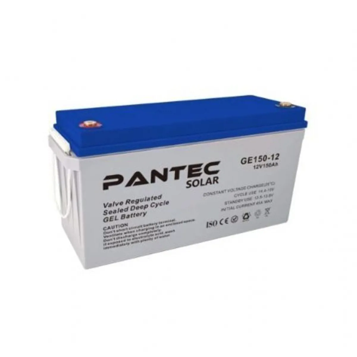  Pantec Solar 12V 150Ah Deep Cycle Jel Akü - Ürün Görseli 1
